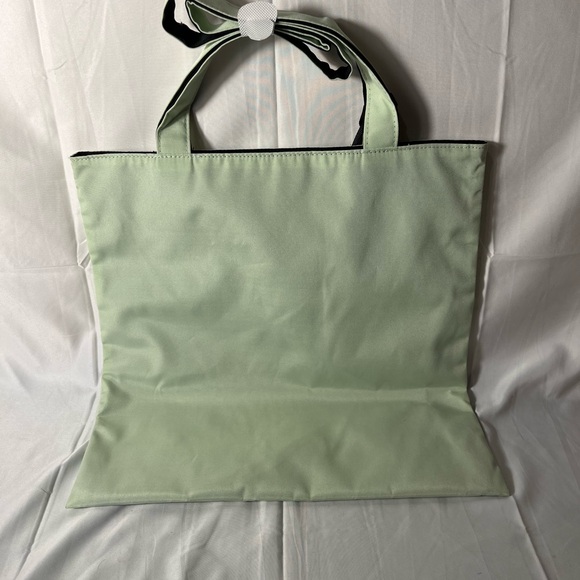 Prada Beauty Tote Bag, Reversible Mint Green  or Black NEW - Picture 7 of 11